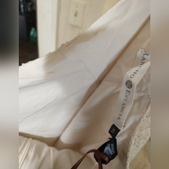 Ecru Lace Palazzo Pants ~ New with Tags! - Picture 10 of 11